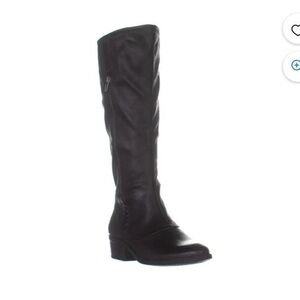 Baretraps Black Knee High Length Boot With Side Zipper